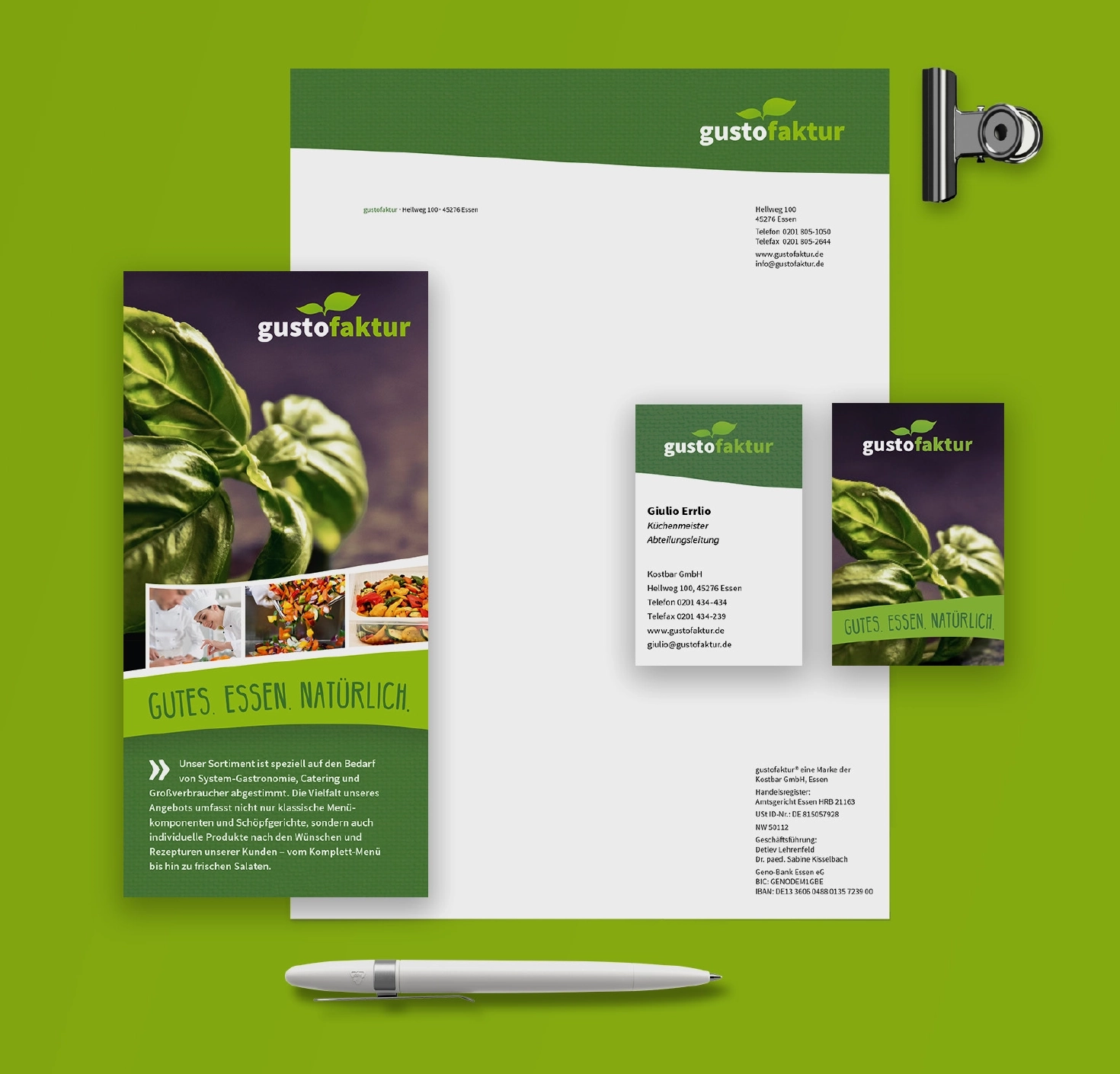 Corporate Design für ein Catering Unternehmen